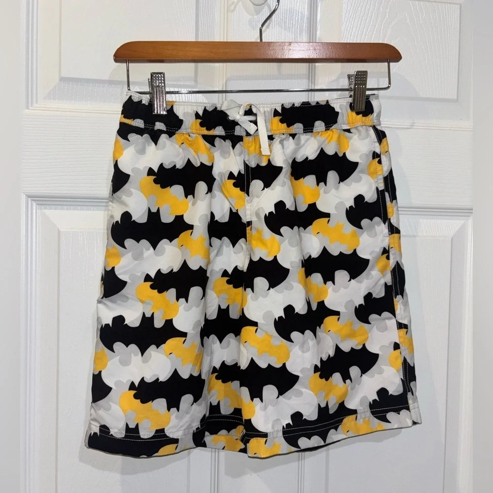 Hanna Andersson Batman Camo Sunblock Swim Shorts SZ10​​